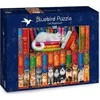 Bluebird Puzzle Bluebird Dėlionė 1000 vnt. - Kačių knygų lentyna