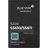 BlueStar Blue Star Mėlynas STAR PREMIUM baterija, skirta SAMSUNG S5610 / S5611 / L700 / S3650 / S5620 / B3410 / S5260 1000 mAh