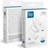 BlueStar Telefono įkroviklis Blue Star USB C QC4.0 PD 3A 18W + laidas USB C - Lightning TFK-TC-1099C baltas