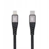 BlueStar USB A tipo į „Lightning“ tipo laidinis laidas „Blue Star“ 2,4A su pyne 1,2 m TFK-DC-003 juodas