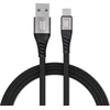 BlueStar USB A į USB C laidas Blue Star 3A 20W PD QC4.0 su pyne 1,2 m TFK-DC-003 juodas