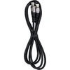 BlueStar USB C - Lightning kabelis, mėlynas, žvaigždės formos, 2,4A, su pyne, 1,2 m, TFK-DC-003, juodas