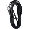 BlueStar USB C laidas į USB C Blue Star 3A 60W PD QC4.0 su pyne 2 m TFK-DC-004 juodas
