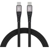 BlueStar USB C į USB C laidas Blue Star 3A 60W PD QC4.0 su pyne 1,2 m TFK-DC-003 juodas