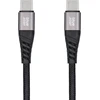 BlueStar USB C į USB C laidas Blue Star 3A 60W PD QC4.0 su pyne 1,2 m TFK-DC-003 juodas