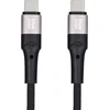 BlueStar USB C laidas į USB C Blue Star 3A 60W PD QC4.0 su pyne 2 m TFK-DC-004 juodas