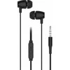 BlueStar Wire earphones Jack 3,5 mm Blue Star PA-E67 1,2 m juodas