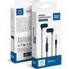 BlueStar Wire earphones Jack 3,5 mm Blue Star PA-E67 1,2 m juodas