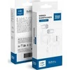 BlueStar Laidinės ausinės, 3,5 mm lizdas, Blue Star PA-E67, 1,2 m, baltas