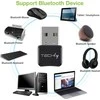 Techly USB 2.0 ir „Bluetooth 5.0“ adapteriai