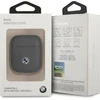 Apple AirPods BMW Cover Geniune Leather Sidabrinis Logo (BMA2SSLNA) ausinių dėklas mėlynos spalvos