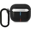 BMW BMA322PVTK AirPods 3 gen dėklas juodos spalvos Leather Curved Line