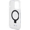 Dėklas BMW BMHMP15LURST Apple iPhone 15 Pro 6.1″ clear kietas dėklas Ring Stand M Collection MagSafe