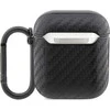 BMW Carbon Double Metal Logo - dėklas skirtas AirPods 1/2 gen (Juodas)