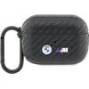 BMW Carbon Double Metal Logo - dėklas skirtas Apple AirPods Pro 2 (Juodas)