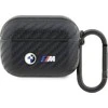 Apple AirPods Pro BMW Carbon Double Metal Logo (BMAPWMPUCA2) ausinių dėklas juodos spalvos