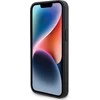 BMW Leather Diamond Pattern dėklas iPhone 15 Pro Max - juodas