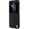 Dėklas BMW BMHCZF5SLLBK Z Flip5 F731 juodos spalvos Leather Hot Stamp