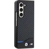 Dėklas BMW BMHCZFD522NBCK Z Fold5 F946 juodos spalvos Leather Carbon