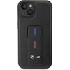 Dėklas BMW BMHCP14M22GSLK Apple iPhone 14 Plus / 15 Plus 6.7″ juodos spalvos kietas dėklas Grip Hot Stamp