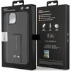 Dėklas BMW BMHCP14S22GSLK Apple iPhone 14 / 15 / 13 6.1″ juodos spalvos kietas dėklas Grip Hot Stamp