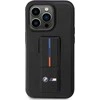 Dėklas BMW BMHCP14X22GSLK Apple iPhone 14 Pro Max 6.7″ juodos spalvos kietas dėklas Grip Hot Stamp