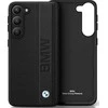 Samsung Galaxy S23 Plus BMW Odinis Dėklas Textured &amp; Stripe (BMHCS23M22RDPK) juodos spalvos
