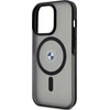 Dėklas BMW BMHMP14LDSLK Apple iPhone 14 Pro 6.1″ juodos spalvos kietas dėklas Signature MagSafe