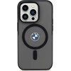 Dėklas BMW BMHMP14XDSLK Apple iPhone 14 Pro Max 6.7″ juodos spalvos kietas dėklas Signature MagSafe
