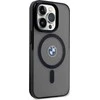 Dėklas BMW BMHMP14XDSLK Apple iPhone 14 Pro Max 6.7″ juodos spalvos kietas dėklas Signature MagSafe
