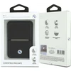 Dėklas Piniginė BMW Carbon Metal Logos MagSafe juoda