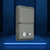 Dėklas Piniginė BMW M Carbon Metal Logos MagSafe antracito spalvos