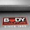 Body Sculpture BB 8330 treniruočių kilimėlis, 185 cm x 80 cm x 1,5 cm, pilkas