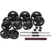Body Sculpture KŪNO SKULPTŪROS RINKINYS 2 IN 1 ŠTANGA, HANTELIS IR VARTELIS 40 KG BW 7540