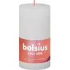 Bolsius Žvakės Shine, 4vnt., debesų baltos, 130x68mm, cilindro formos