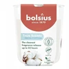 Žvakė, aromatinė Bolsius Crisp Cotton, 25 h, Balta