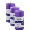 Bolsius koloninė žvakė BOLSIUS True Scents 33H 12CM 3 vnt.. LEVANDŲ