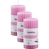 Bolsius koloninė žvakė „Bolsius True Scents“ 33 colių 12 cm, 3 vnt.. Magnolija