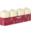 Bolsius Cylinder Candles 4pcs 60x40mm Kreminis