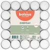 Bolsius arbatinės žvakės 100 vnt. baltas