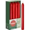 Bolsius Table candles 8 pieces in a box 170/20mm red
