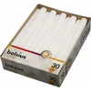 Bolsius stalo žvakės Professional 30 vnt. dėžutėje 250/24mm baltas