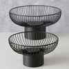 Boltze Metalinės vaisių lėkštės CINDY, 2 vnt. Ø 30-39 cm