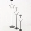 Boltze GUILA metalinės žvakidės su žvaigžde, 3 vnt., aukštis 54,5 - 99,5 cm