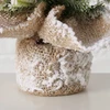 Boltze Home dirbtinė Kalėdų eglutė džiuto vazone TANNE, 40 cm