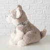 Boltze Home pliušinis šuo su šaliku BELLO, 28 cm