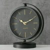 Boltze Juodas BALIA stalinis laikrodis, auksinės rodyklės, 20 cm