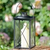 Boltze Metalinis žvakių žibintas, stiklo stiklai, FAROL, 30 cm