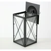 Boltze Metalinis žvakių žibintas, stiklo stiklai, FAROL, 30 cm