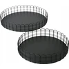 Boltze WEIRY metaliniai padėklai, 2 vnt. Ø 25-31 cm